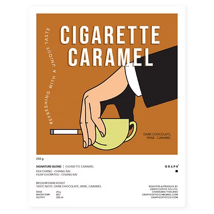 GRAPH |SIGNATURE BLEND - DARK TONE SET - CIGARETTE CARAMEL